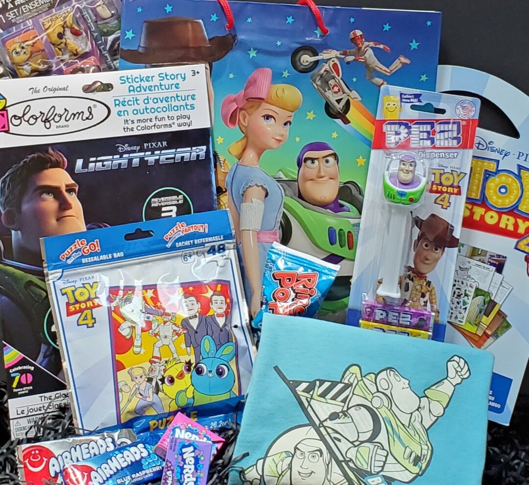 Toy Story Gift Bag for Kids Toy Story Gift Baskets for Boys, Tshirt