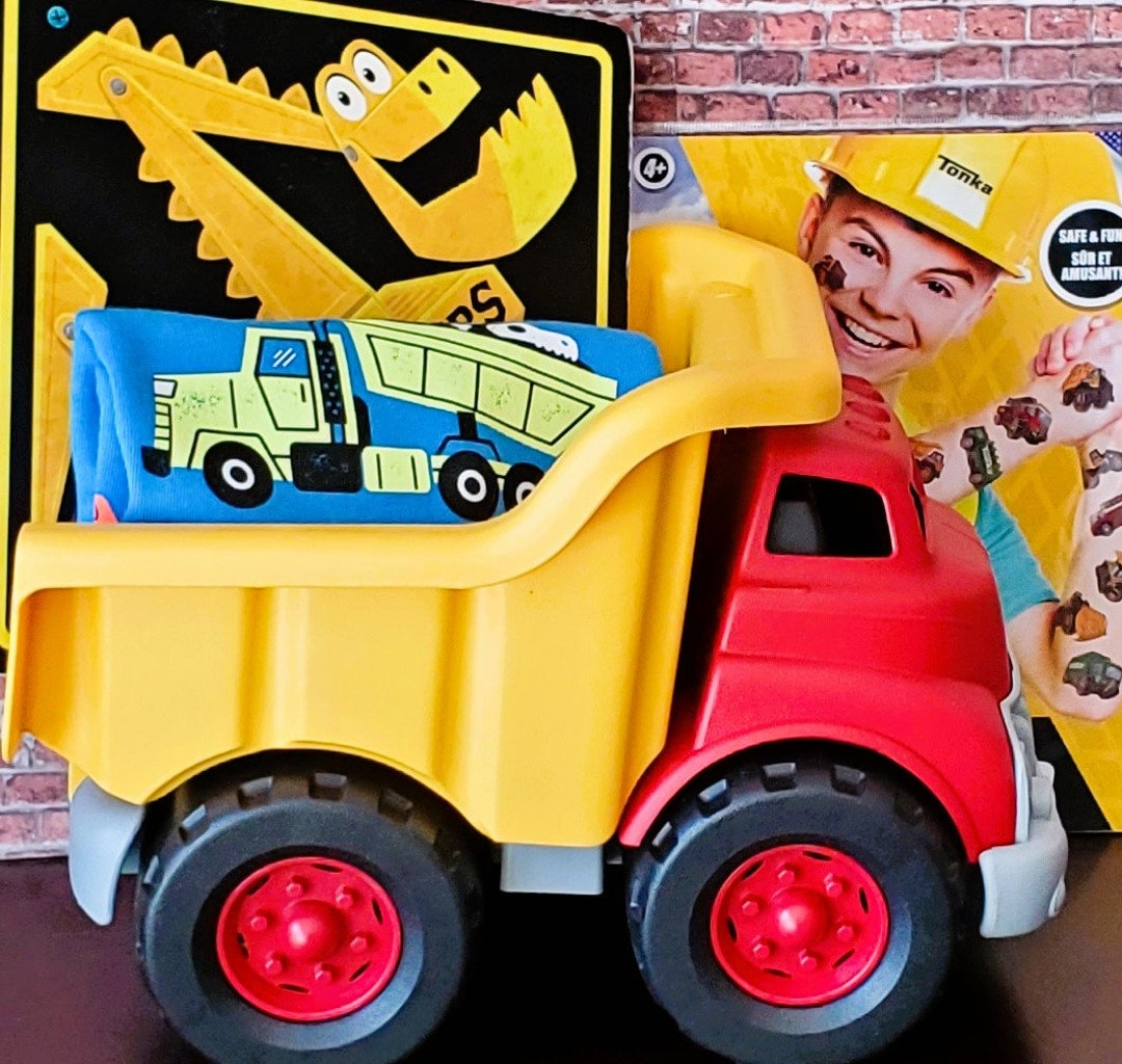 Construction Gift Basket for Kids Dump Truck Gift Basket for Etsy