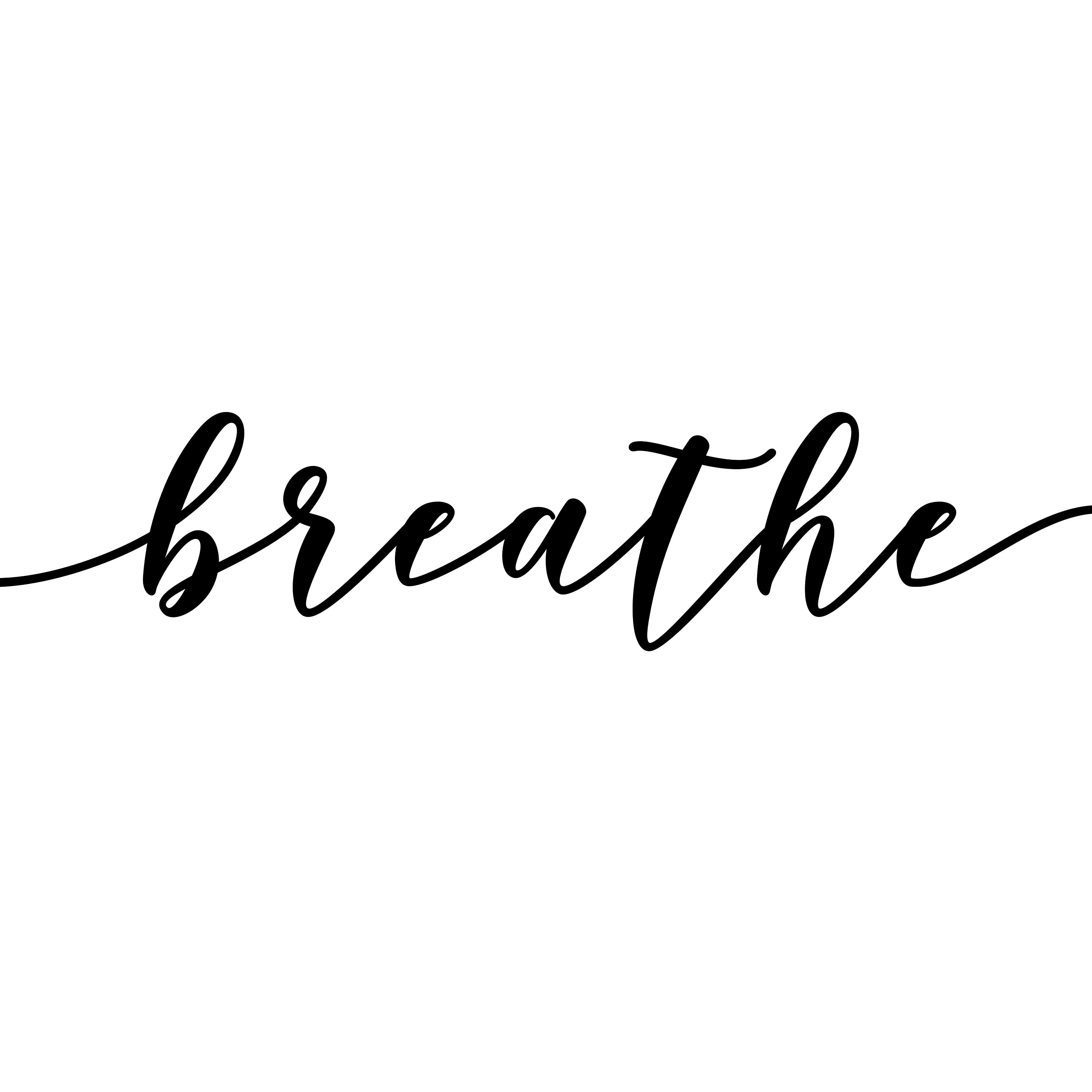 Inhale Exhale Breathe Print Set of 3, Bathroom Decor, Bedroom Decor ...