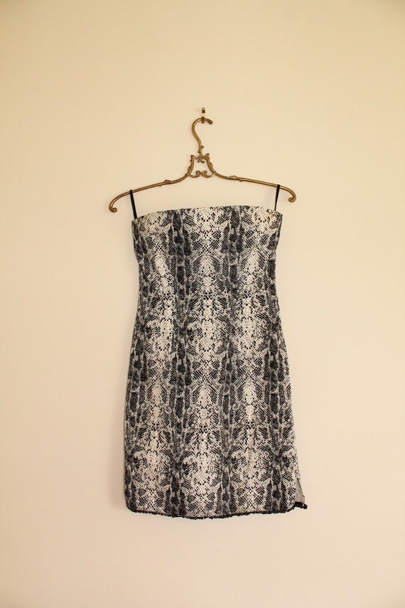 90’s Snake Print Dress - image 3