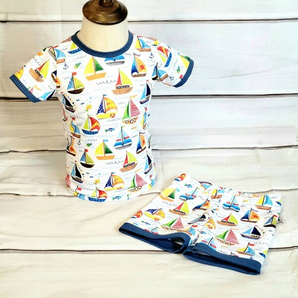 Kids Fishing Pajamas Etsy