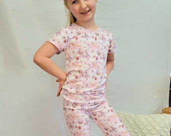 Pink Dragon Pajamas: Terry Cotton Sleep Shirt, Toddler & Youth