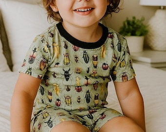 Bug Pajama Set for Kids – Soft Cotton, Matching Set Unisex Sleepwear