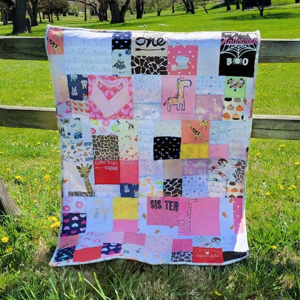 Blanket From Old Baby Clothes Etsy