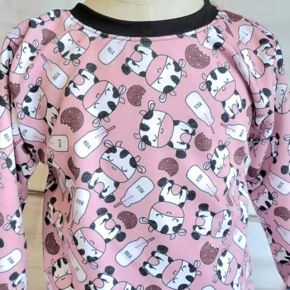 Cow pajamas for kids hotsell