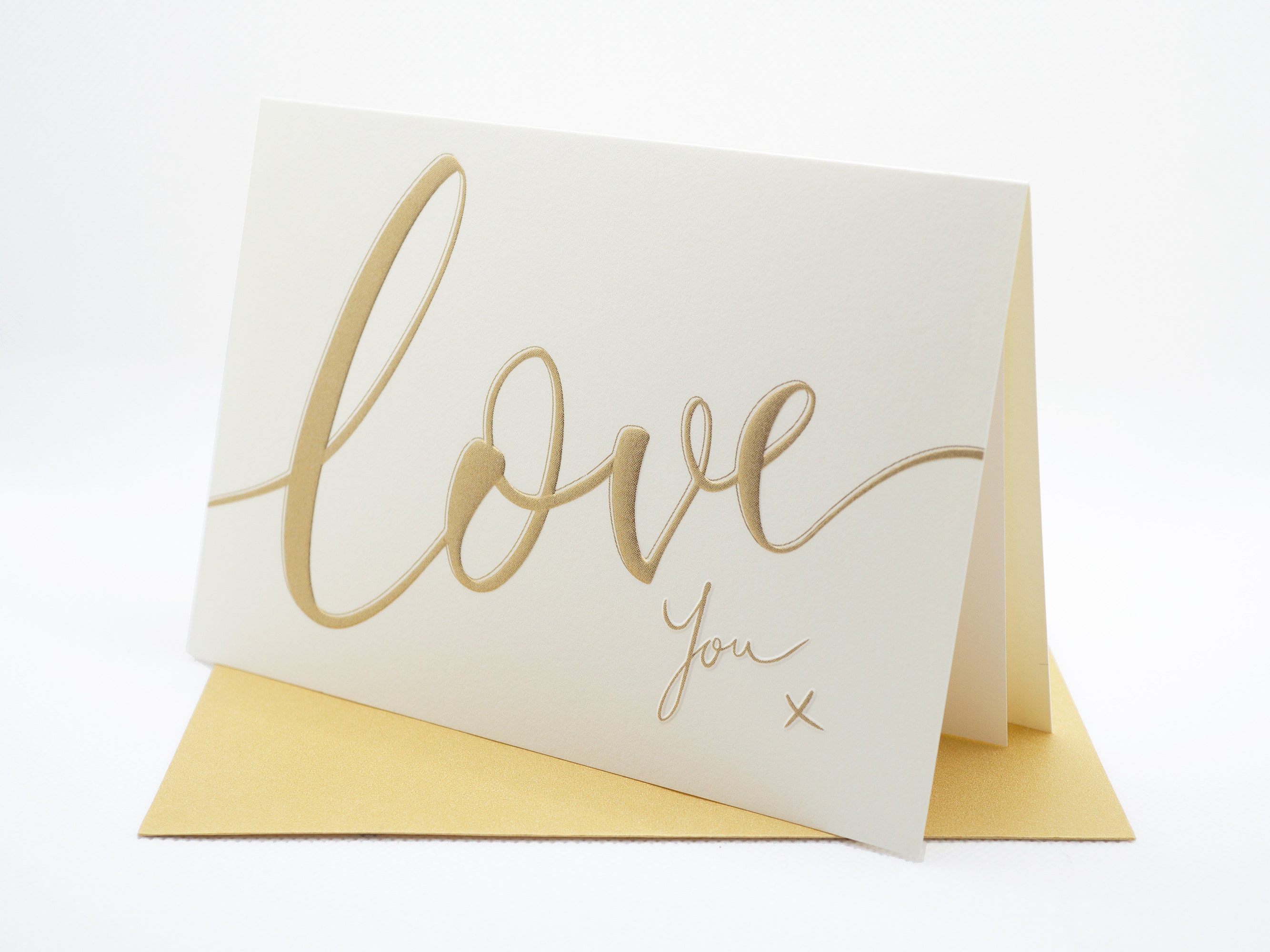 Luxury Love You Greeting Card an Elegant and Stylish Way to Etsy
