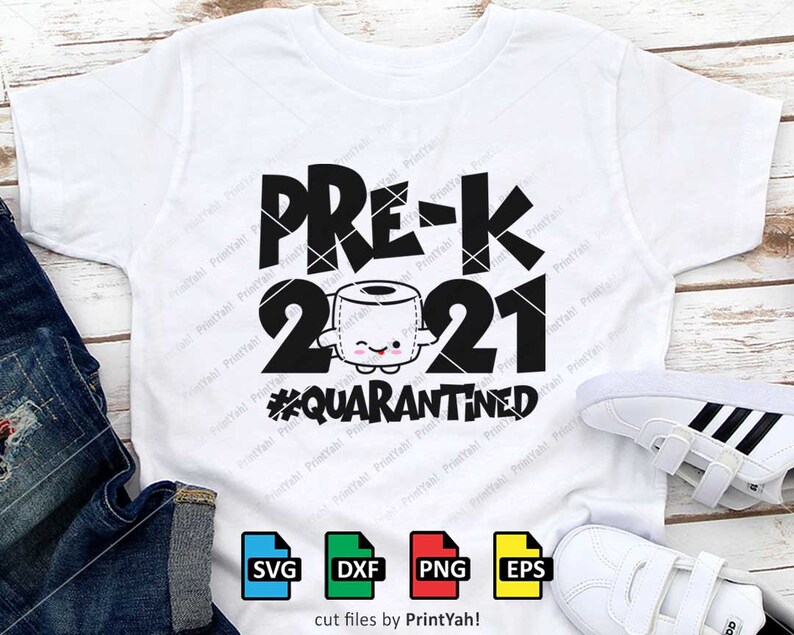 Download Pre-K 2021 Svg Pre-Kindergarten Svg Quarantined Svg Back ...