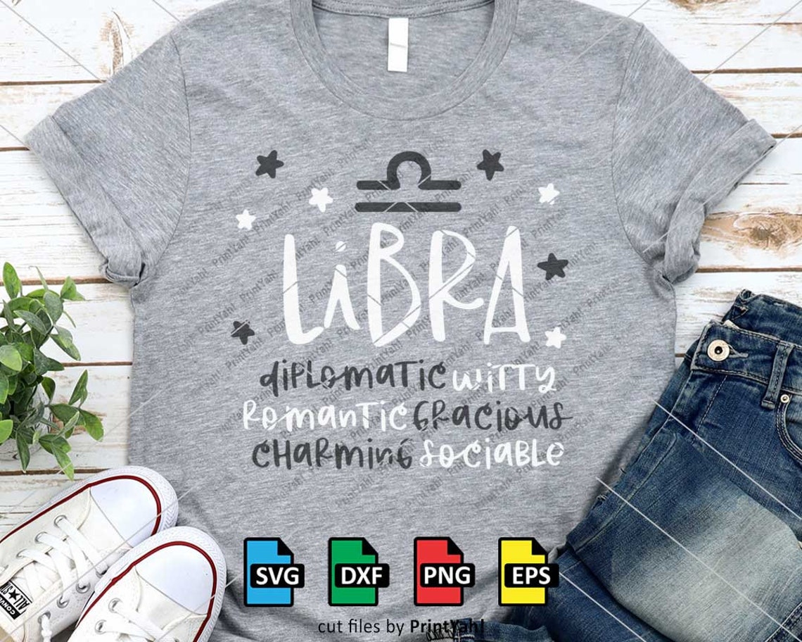Download Libra Svg Libra Zodiac Svg Zodiac Sign Svg Birthday Svg | Etsy