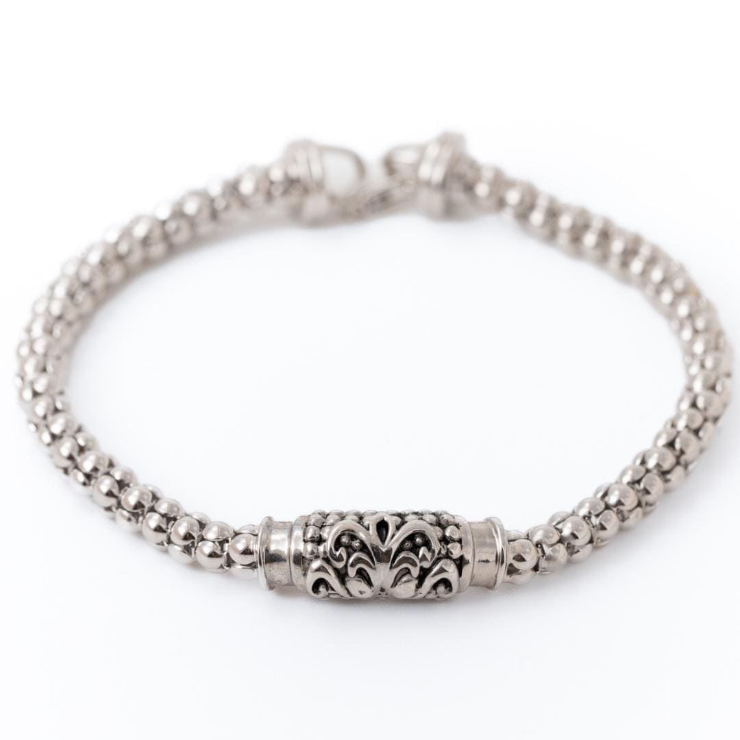 925er Sterlingsilber Armband Mit Apotropäischen Masken Anhängern
