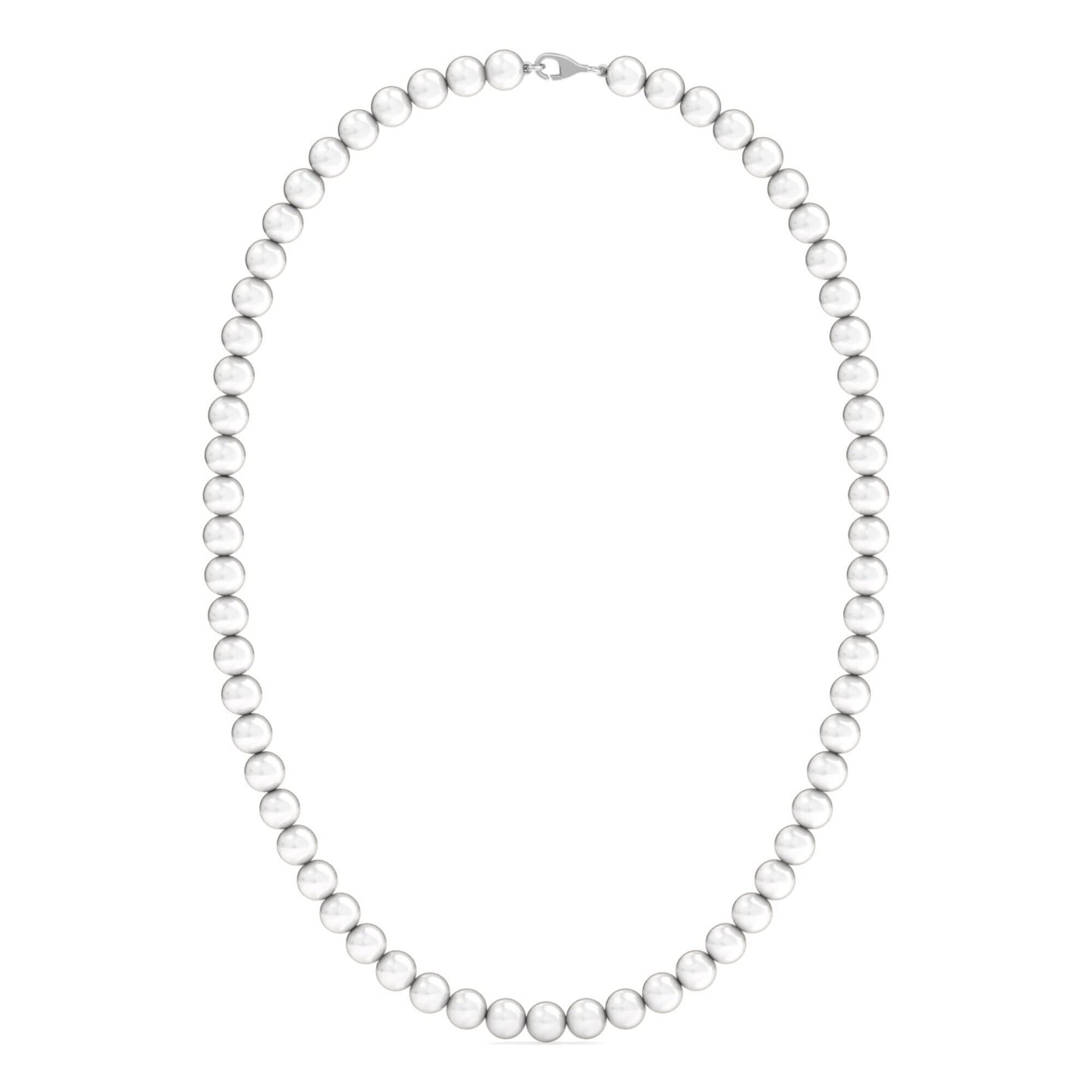 Matriarch Pearl Chain Necklace - 9mm