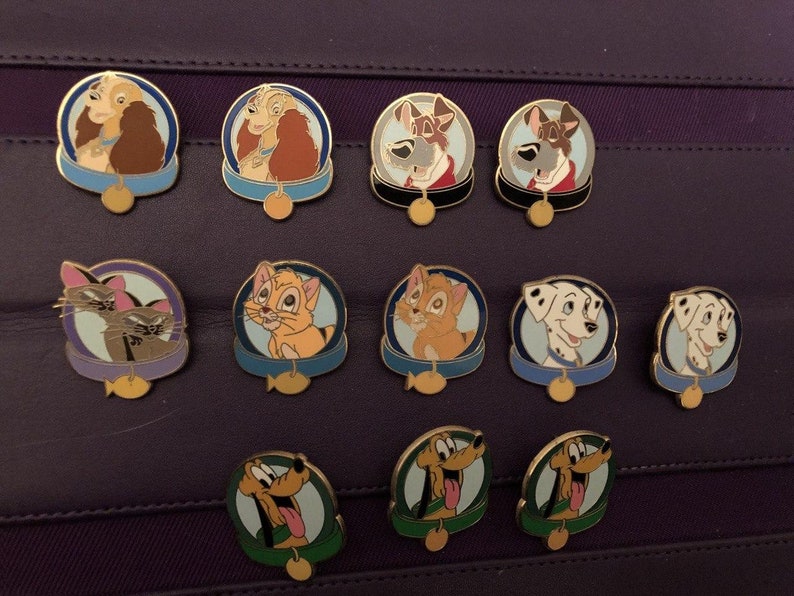 Disney Pin Magical Mystery Pins Series 5 dogs & Cats Collar Etsy