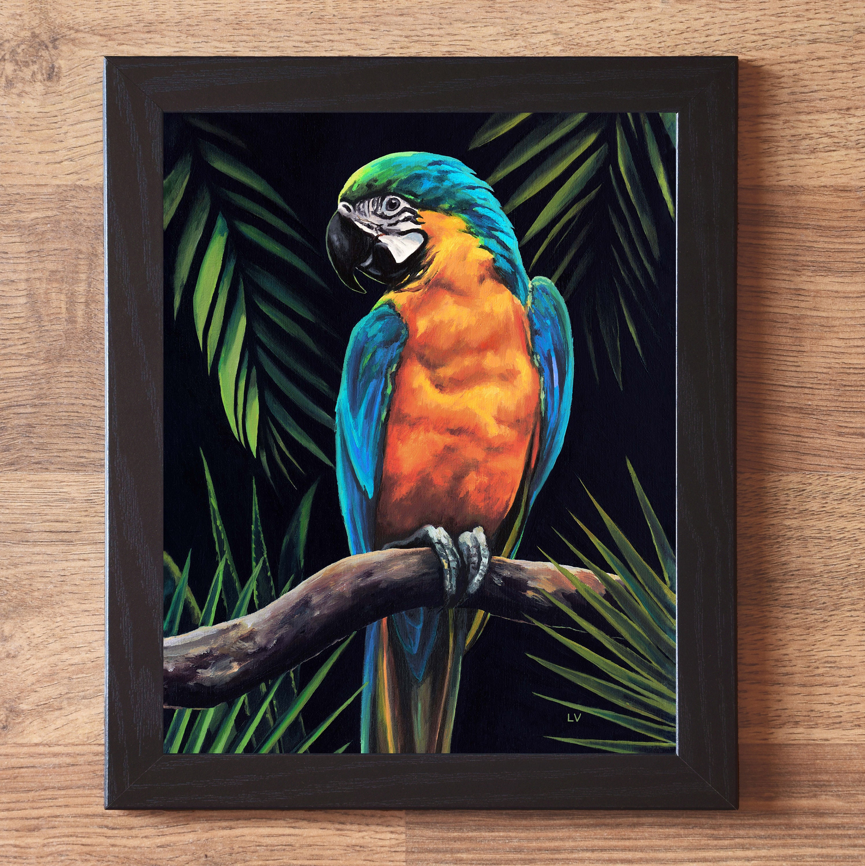 Montanari Papagallo 油彩画 50x70 cm Montanari Papagallo 油彩画 50x70 cm bekantas-pintura-animal-