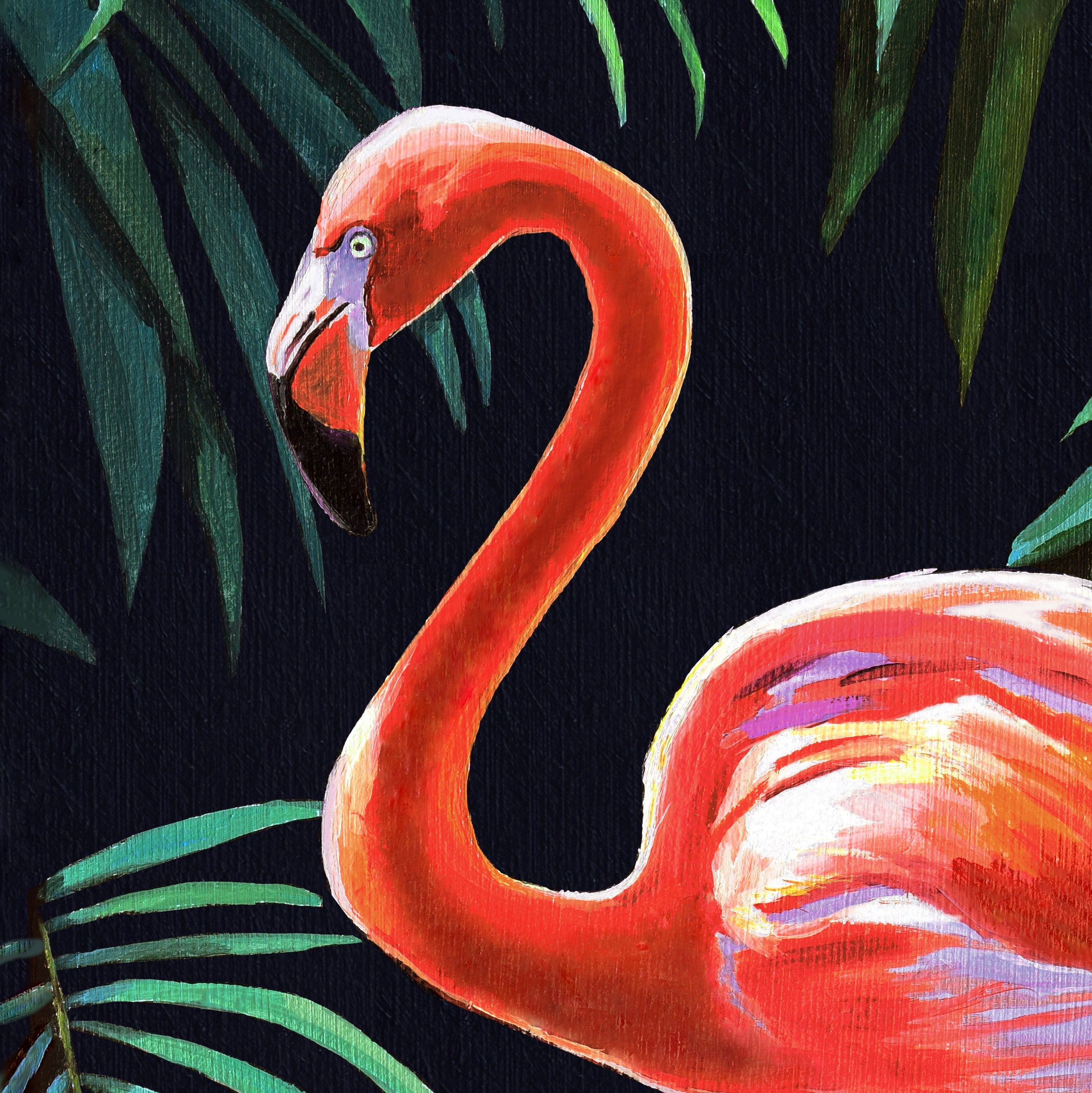 Audubon Style Birds and Insects in Jungle Artwork Framed Wall Art Print 9X7 Inch