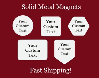 Custom Magnet | Custom Fridge Magnet | Personalized Refrigerator Magnet | Custom Text Magnet | Photo Magnets | Make Your Own Magnet | Metal