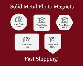 Custom Photo Magnet | Custom Magnet | Personalized Refrigerator Magnet | Custom Fridge Magnet | Photo Magnets | Make Your Own Magnet | Metal