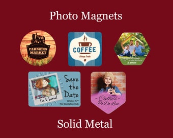 Custom Photo Magnet | Custom Magnet | Personalized Refrigerator Magnet | Custom Fridge Magnet | Photo Magnets | Make Your Own Magnet | Metal