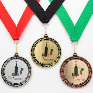Custom Medals - Custom Insert Medals - Personalized Medals - Medals No Minimum - Custom Logo Medals - Engraved Medals - Gold, Silver, Bronze