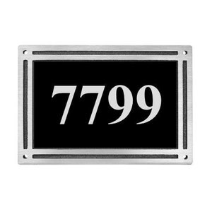 Custom House Number Sign - Contemporary Address Plaque - House Number Address Plaque - Traditional Door Number Plate - House Name Plate