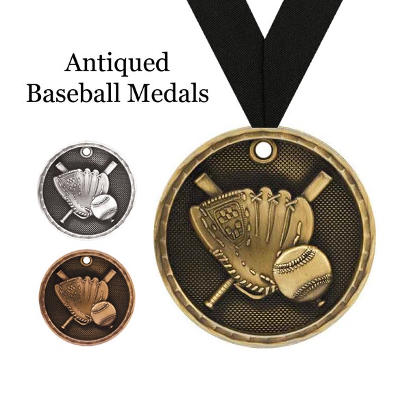 Baseball Medals, Baseball Trophies, Engraved Medal Trophy, Little League Gifts, Youth Baseball