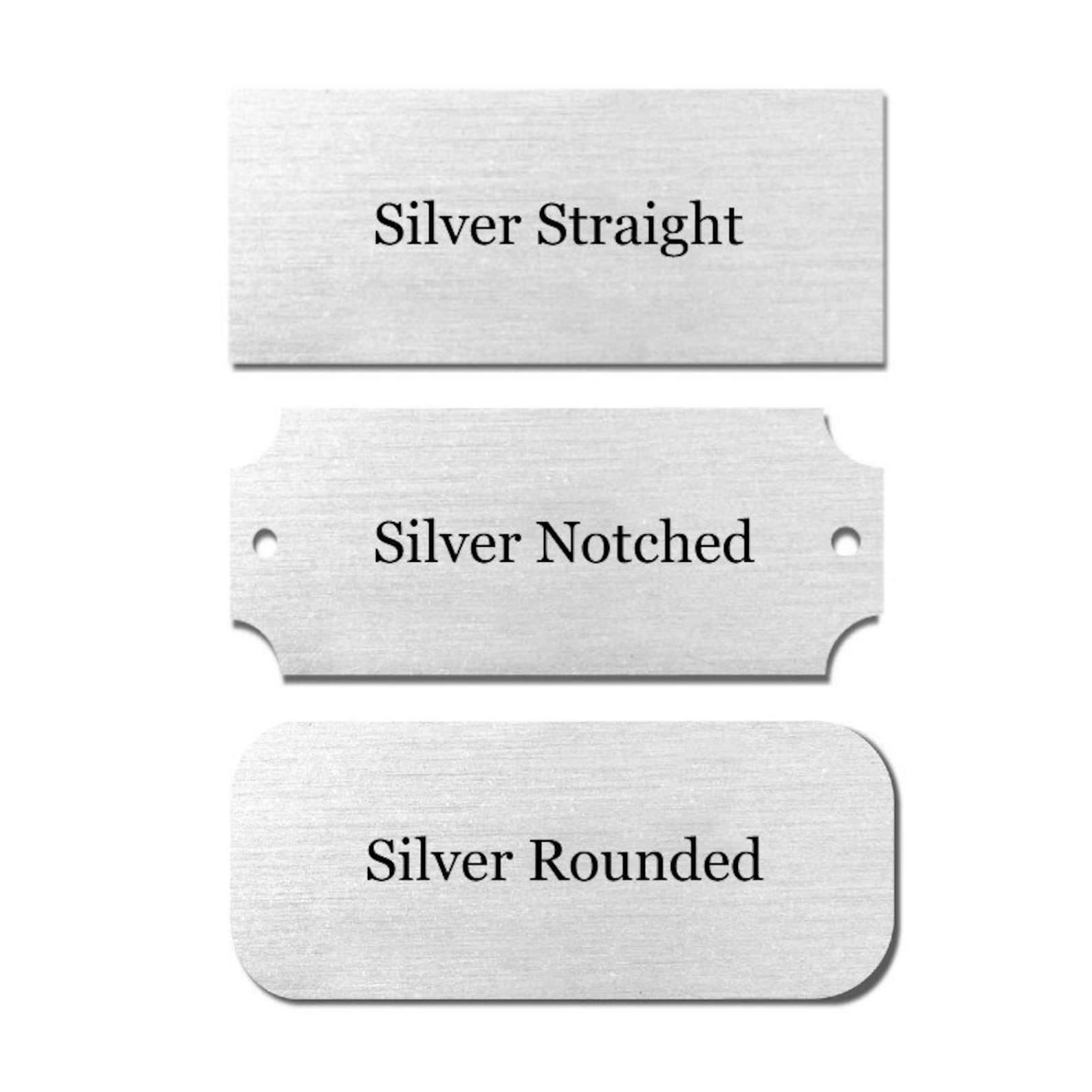 1 X 3 Metal Name Plate Metal Name Sign Picture Etsy