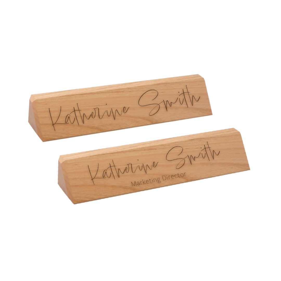 Desk Name Plate Custom Engraved Name Sign Modern Etsy desk-name-plate-custom-engraved-name-sign-modern-etsy