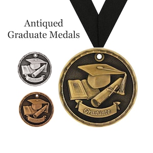 Médailles de récompense d’études supérieures - Prix d’obtention du diplôme personnalisé - Prix d’obtention du diplôme d’études secondaires - Médaillon d’études supérieures personnalisées - Médaille académique