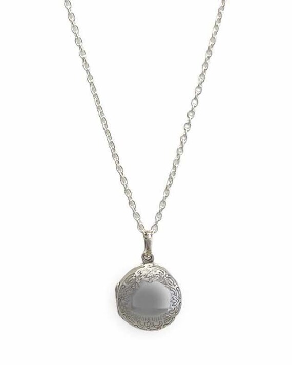 Petite Locket Necklace | Etsy