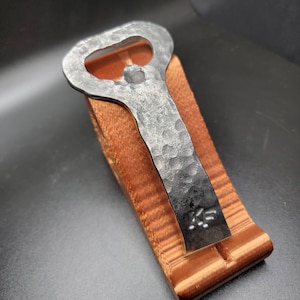 Hand forged bottle opener!
