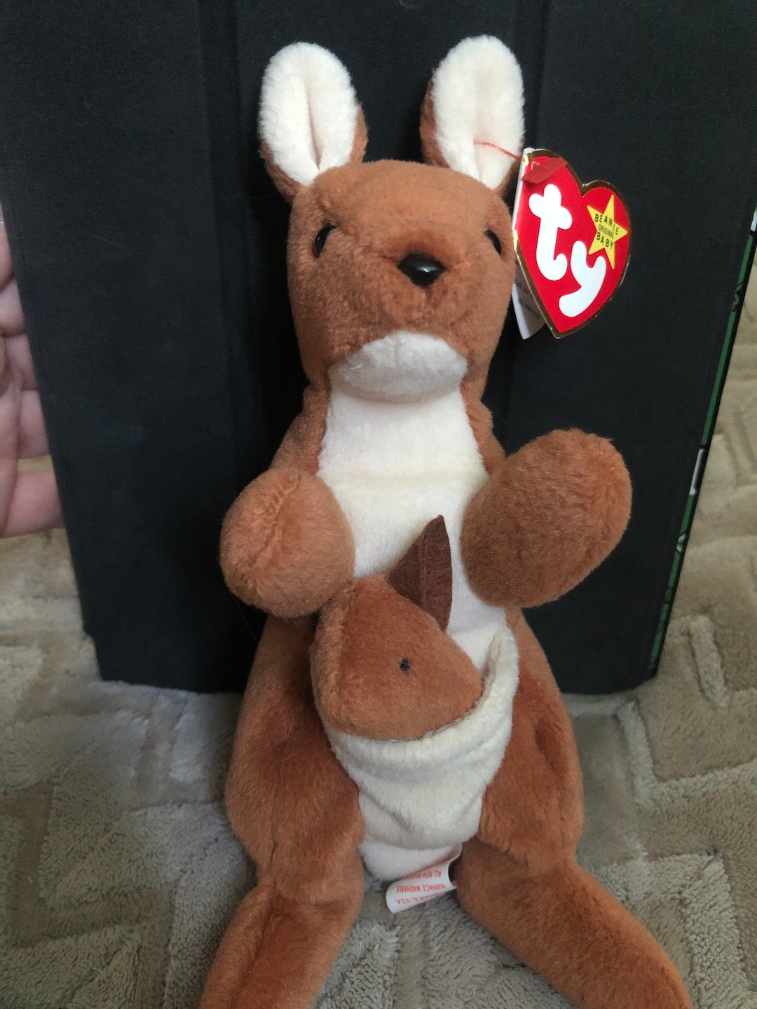 TY Beanie Baby Kangaroo Pouch Etsy