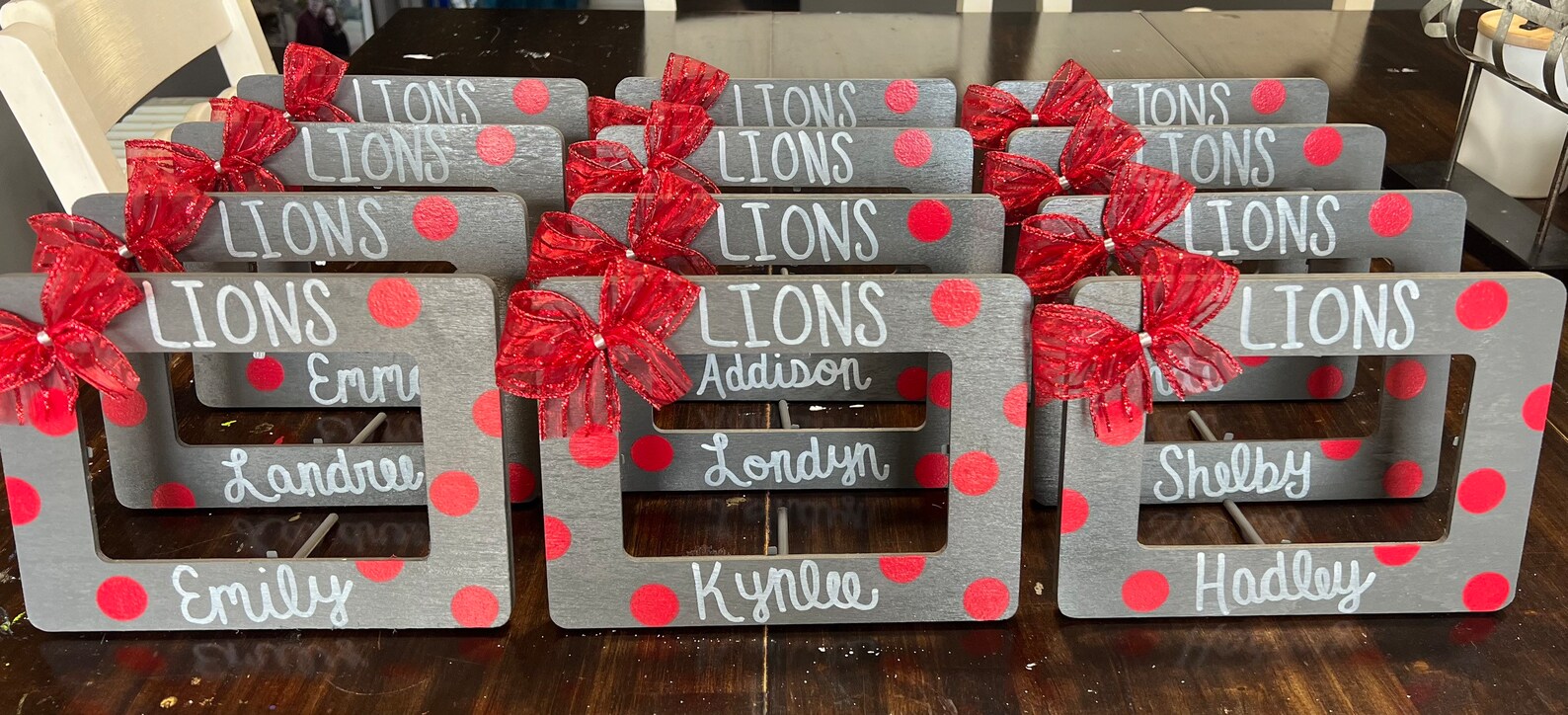 Team Picture Frames Customized to Match You Cheer Dance or Etsy