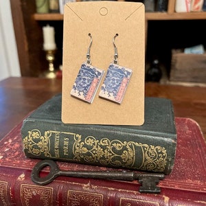 Custom Book Earrings