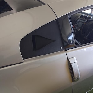 3D Printed Nissan 350Z Quarter Window with Built-In NACA Duct – ASA Filament | 3” Outlet