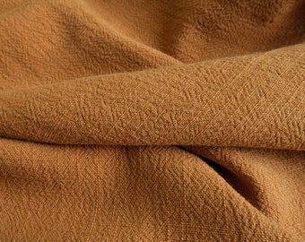 Spice Viscose Linen Slub -  Fall Fabric By the Yard