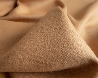 Tessuto di seta grezza al 100% in argilla - Tessuto di seta Noil tagliato su misura