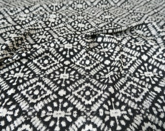 Boho Mosaic - Cotton Sweater Knit - Deadstock Fabric By the Yard