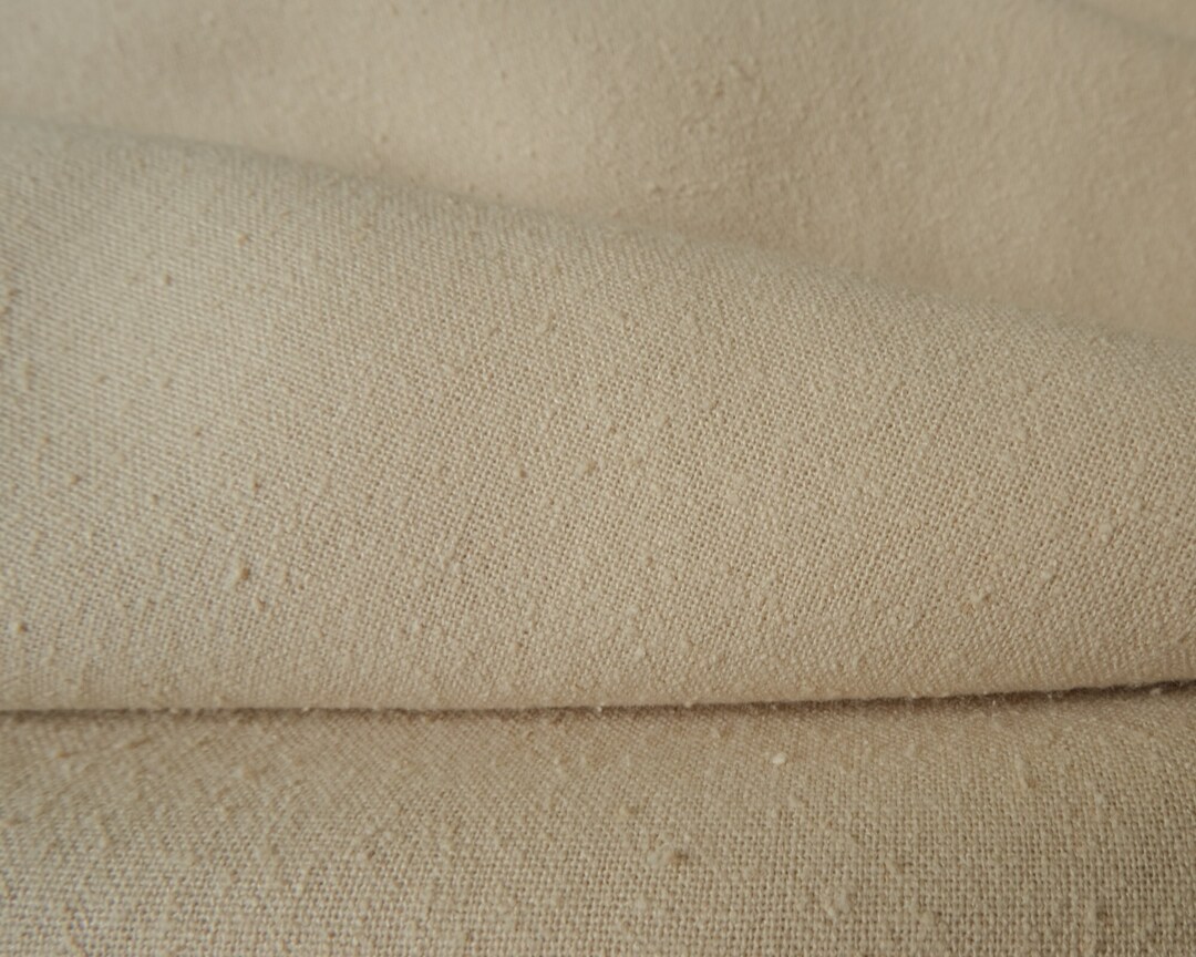 Light Beige 100% Raw Silk silk Noil Fabric Soft and Textured - Etsy