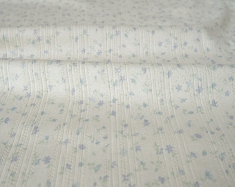 Periwinkle Field Abby Organic Cotton Pointelle Knit - American Made Knit