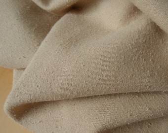 Light Beige 100% Raw Silk silk Noil Fabric Soft and Textured - Etsy