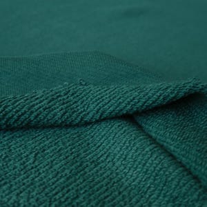 Sudadera de algodón French Terry Knit - 100% algodón - Ribete a juego disponible - Tejido cortado a medida Juniper