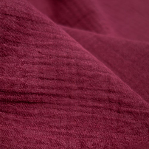 Black Cotton Double Gauze Fabric Fabric by the Yard Etsy