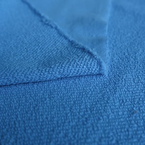Sudadera de algodón French Terry Knit - 100% algodón - Ribete a juego disponible - Tejido cortado a medida Cascade