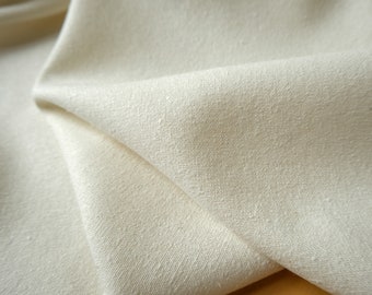 Undyed 100% Raw Silk (Silk Noil) Natural White Silk Color || Silk Noil Fabric By the Yard ~ Continous Cut