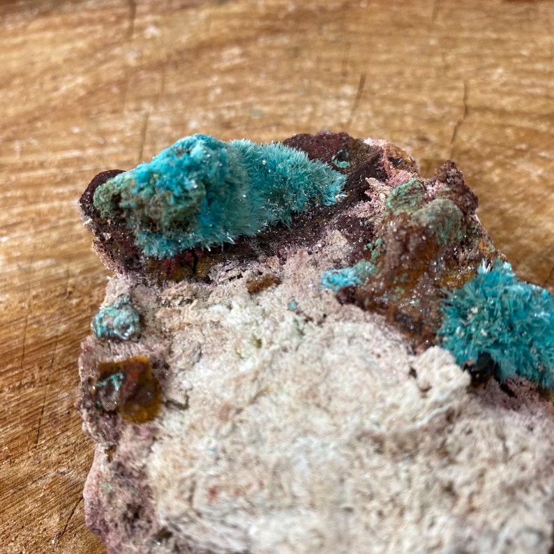 Top Quality Fibrous Aurichalcite From Chihuahua Mexico