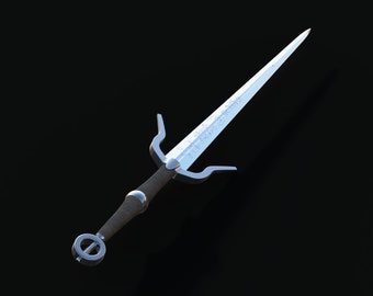 Zireael Sword - Witcher inspired 3D Model