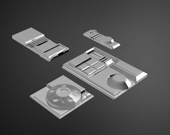 Cad Bane Inspired Accessories 3D Models