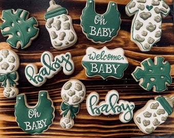 Biscuits Safari pour baby shower n°3