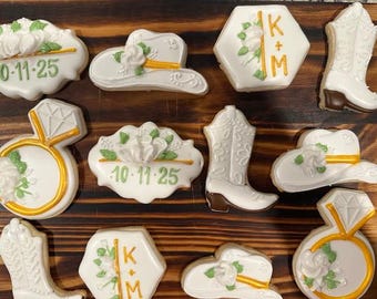 Galletas de despedida de soltera estilo occidental