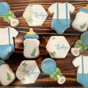 Boy Baby Shower cookies