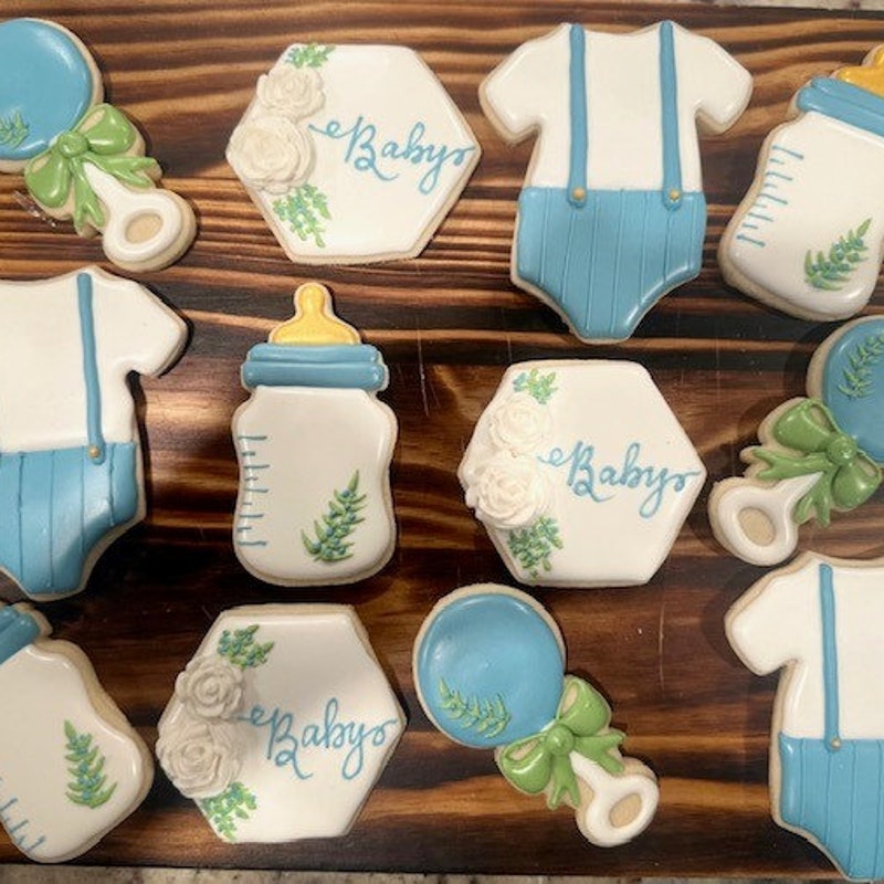 Boy Baby Shower Cookies - Etsy
