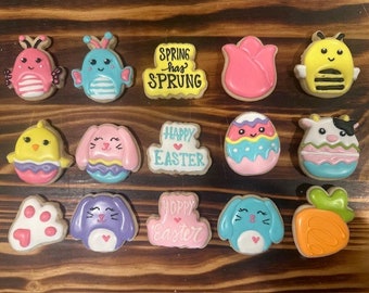 Easter Squishies Mini Cookies 5 Pack